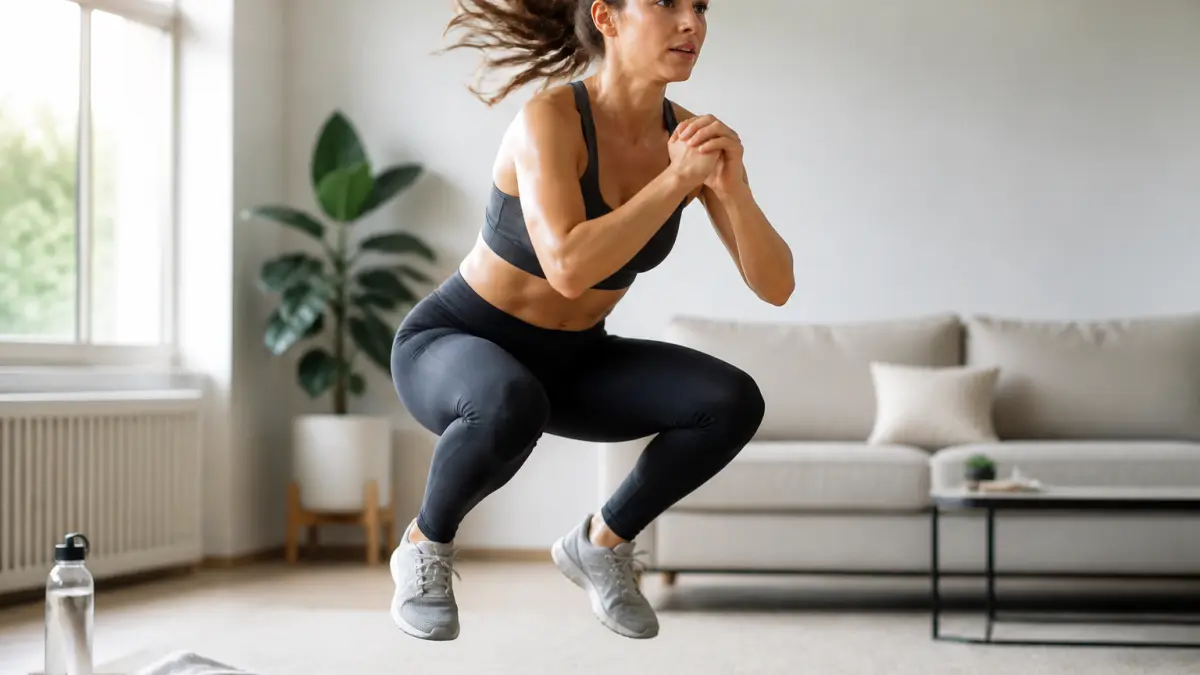 Exercices cardio à la maison : séance simple sans matériel