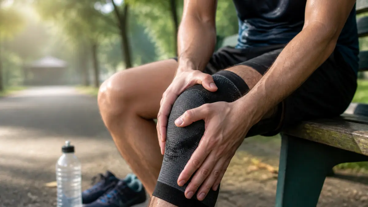 Douleur au genou pendant le sport : causes possibles et précautions